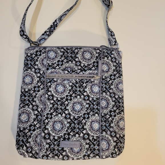 Vera Bradley Handbags - Vera Bradley Black and Blue Patterned Women's Bag